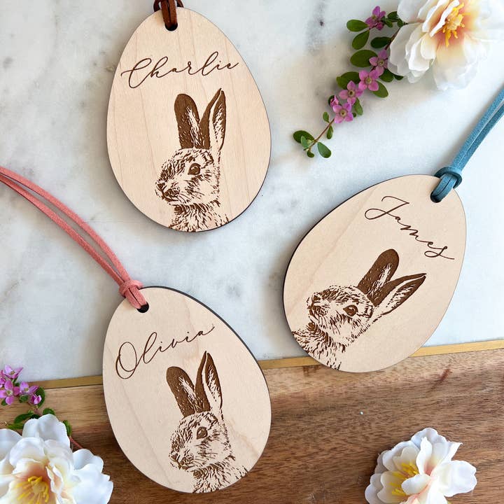 Personalized Easter Basket Tag (Copy) for wholesale by Reece Design Works