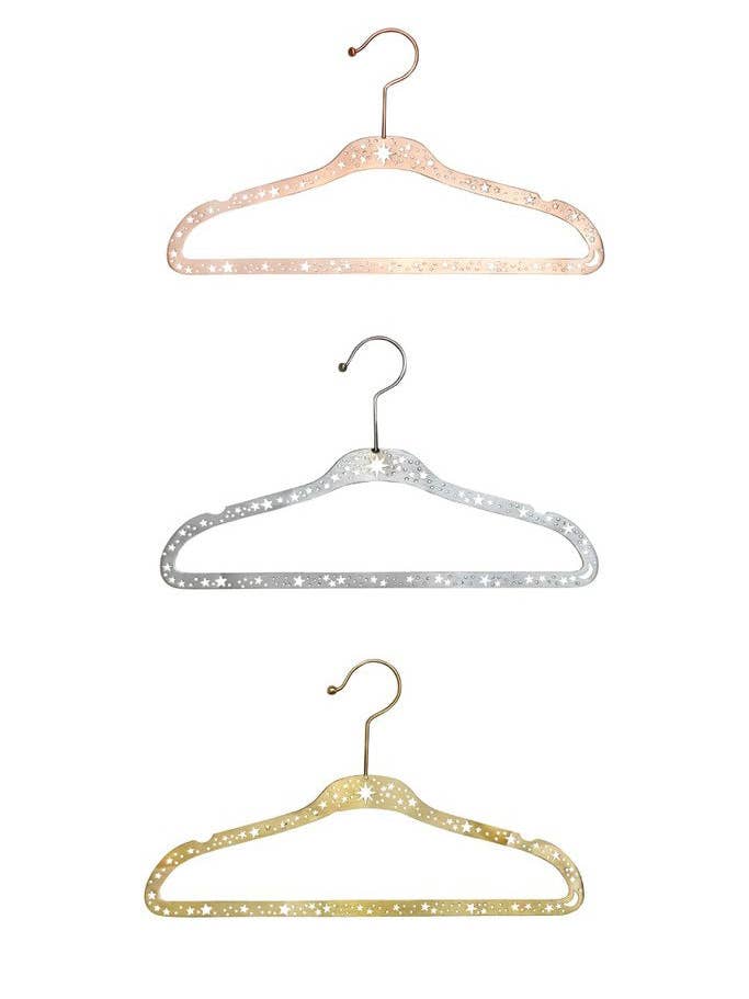 Children’s Star Clothing Hanger – Celestial Brass Hanger for wholesale by Ariana Ost