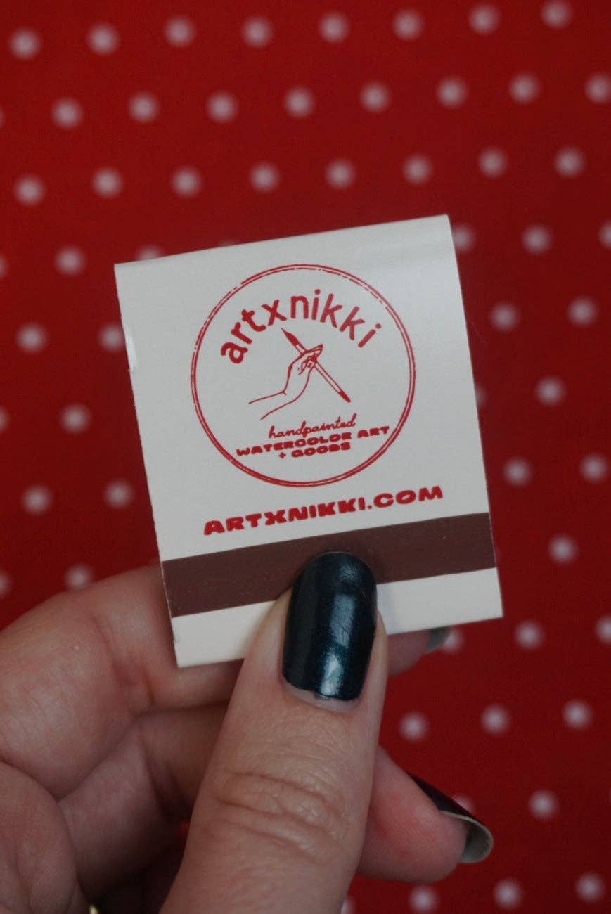artxnikki - Wholesale Matches - “Baby I’m Yours” cupid Matchbook2