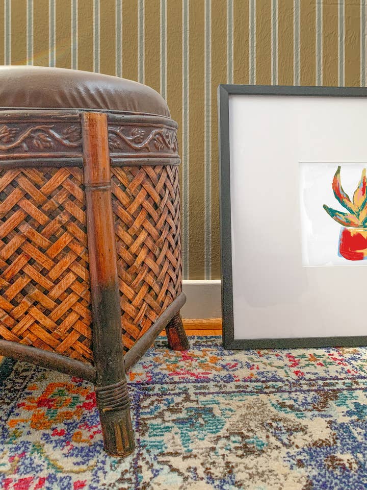 Bold Botanical Plant in Pot | Matte Art Print for wholesale by Beki Marquardt