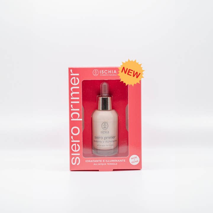 Hydrating and Illuminating Primer Serum - 30 ml dropper bottle for wholesale by ISCHIA COSMETICI NATURALI