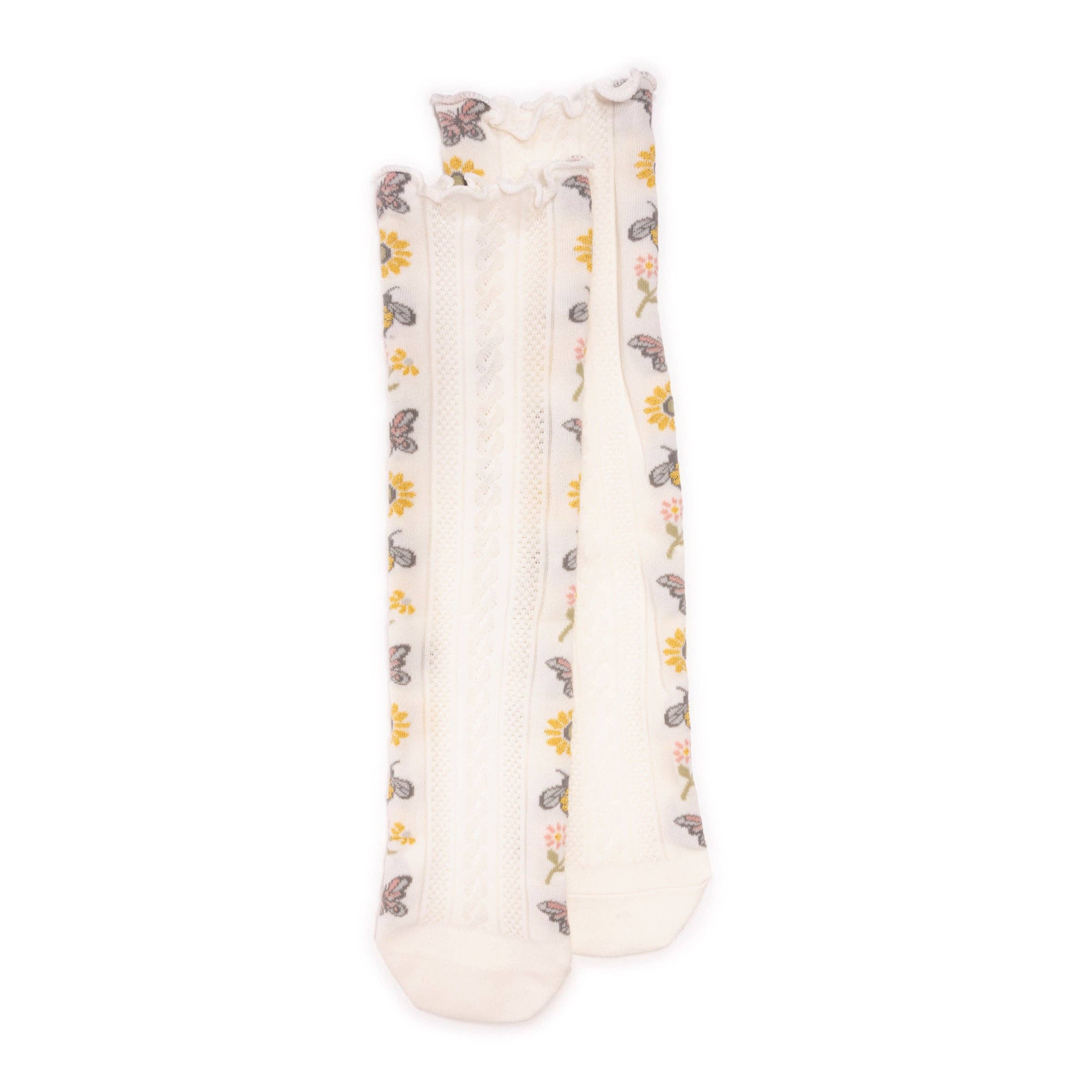 Muk Luks - Wholesale Socks - Women's - Muk Luks Women's Luxe Slouch Mesh Socks2