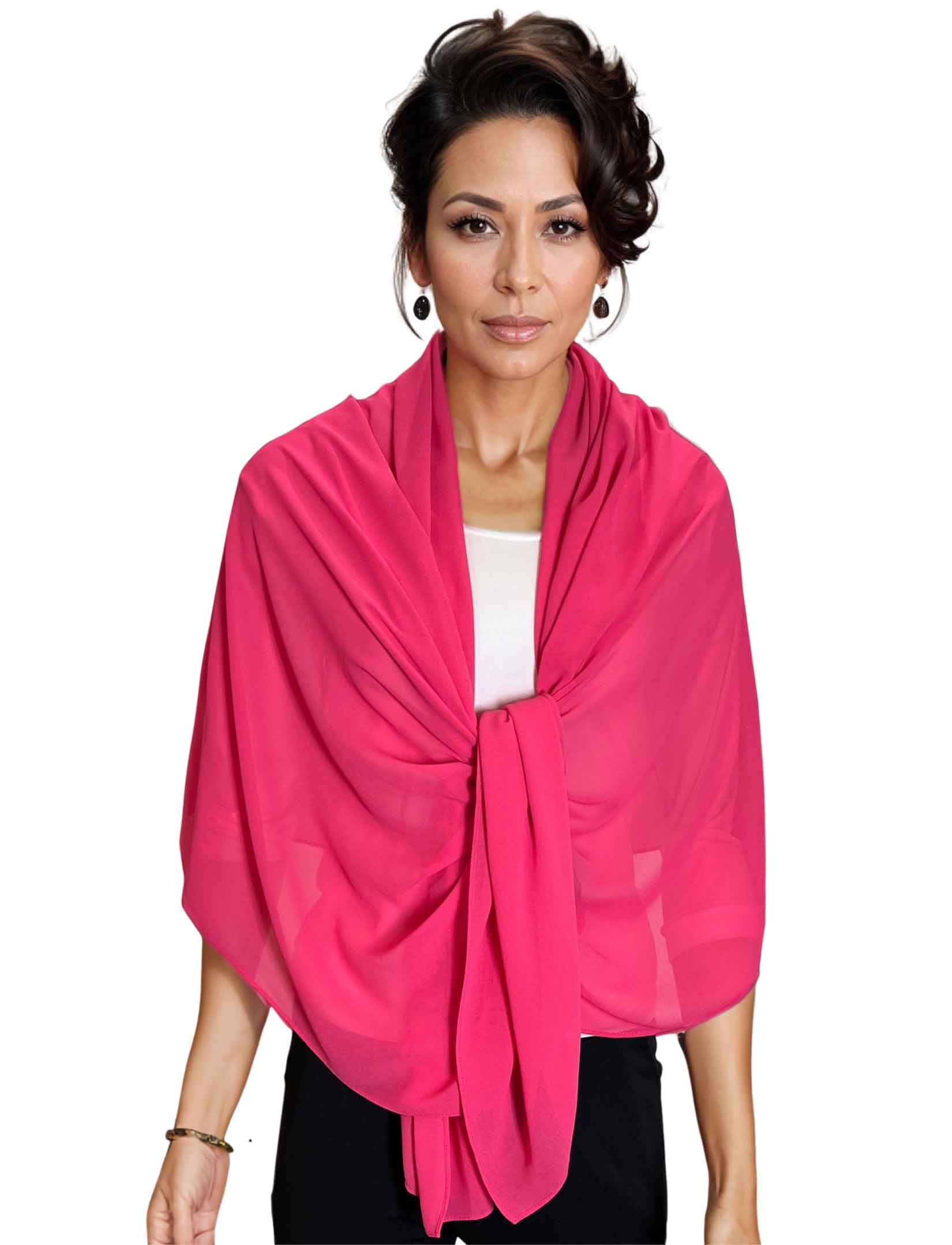 The Magic Scarf Company – wholesale Scarf – Women's – 3837 -  Georgette Dress Shawls14
