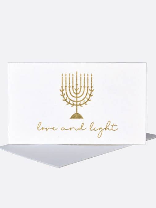 GE, Holiday, Love and Light Menorah - 10 Mini Notes for wholesale by Elum Designs