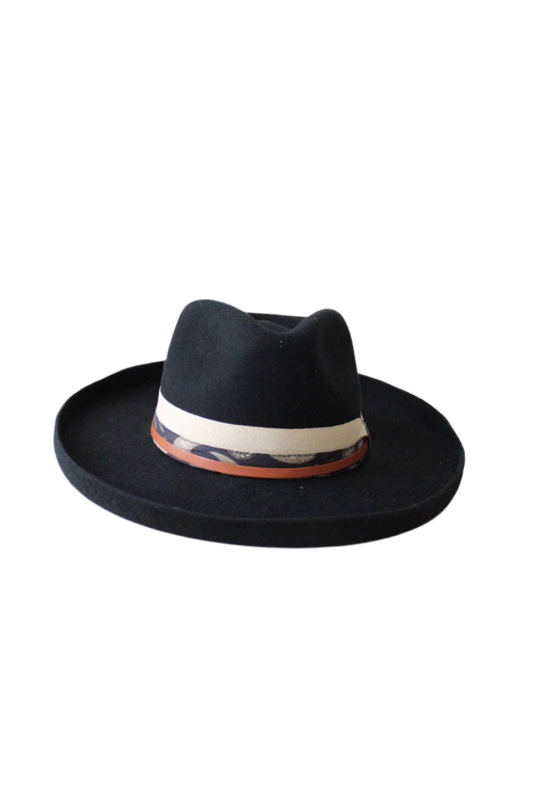 Wilder and Soul Wholesale Hats – wholesale Fedora – Women’s – The Gypsy Wool Felt Pencil Brim - Black0