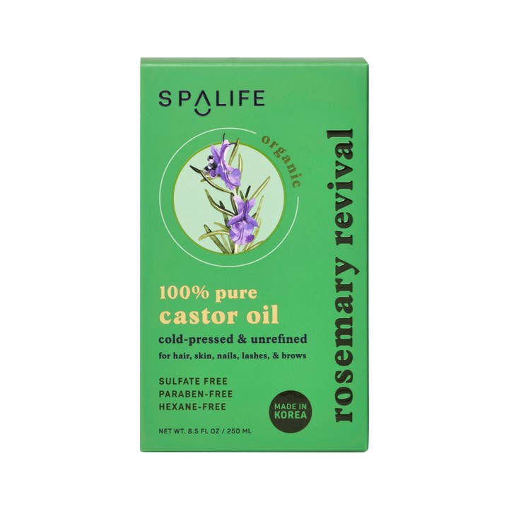 100% Pure Organic Castor Oil With Rosemary Extract for wholesale by My Spa Life
