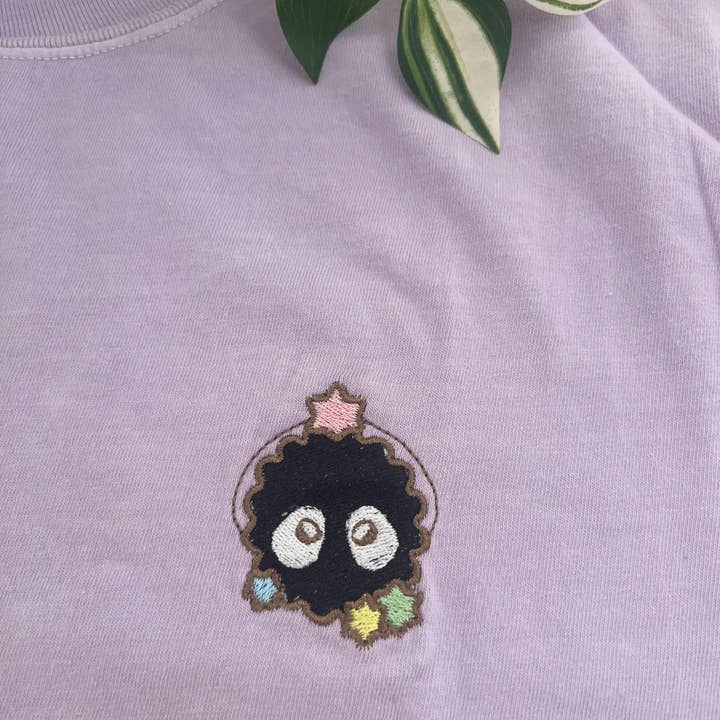 Peony Lee Art - Wholesale T-Shirt - Women's - Soot Sprites Embroidered T-Shirt2