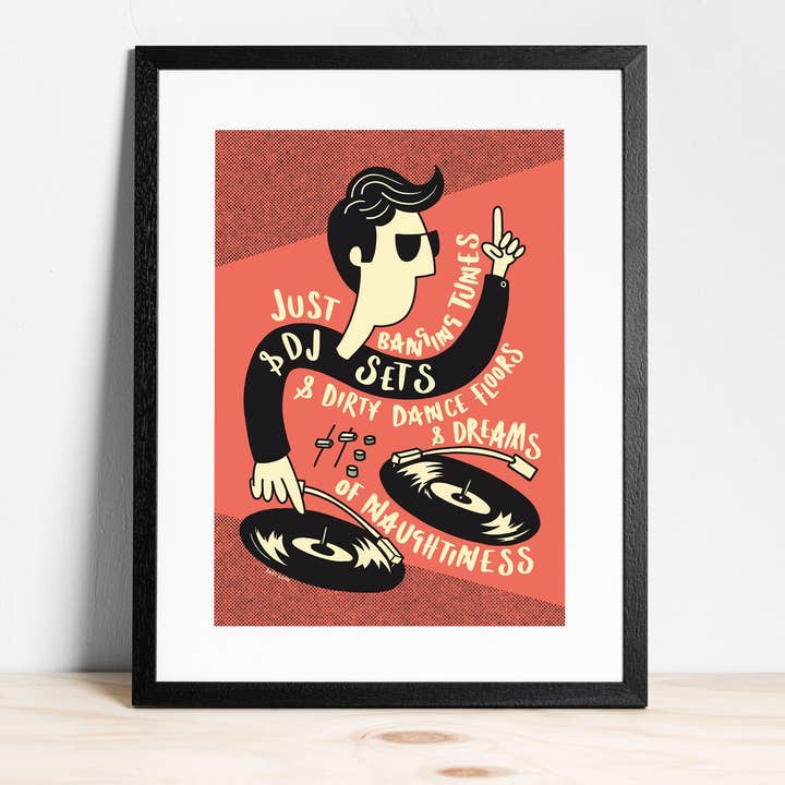 Reyt Good Illustration - Wholesale Art Print - Just Banging Tunes - Print