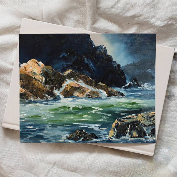 Mer des années 50 | Impression artistique pour la vente par Lindsay Letters