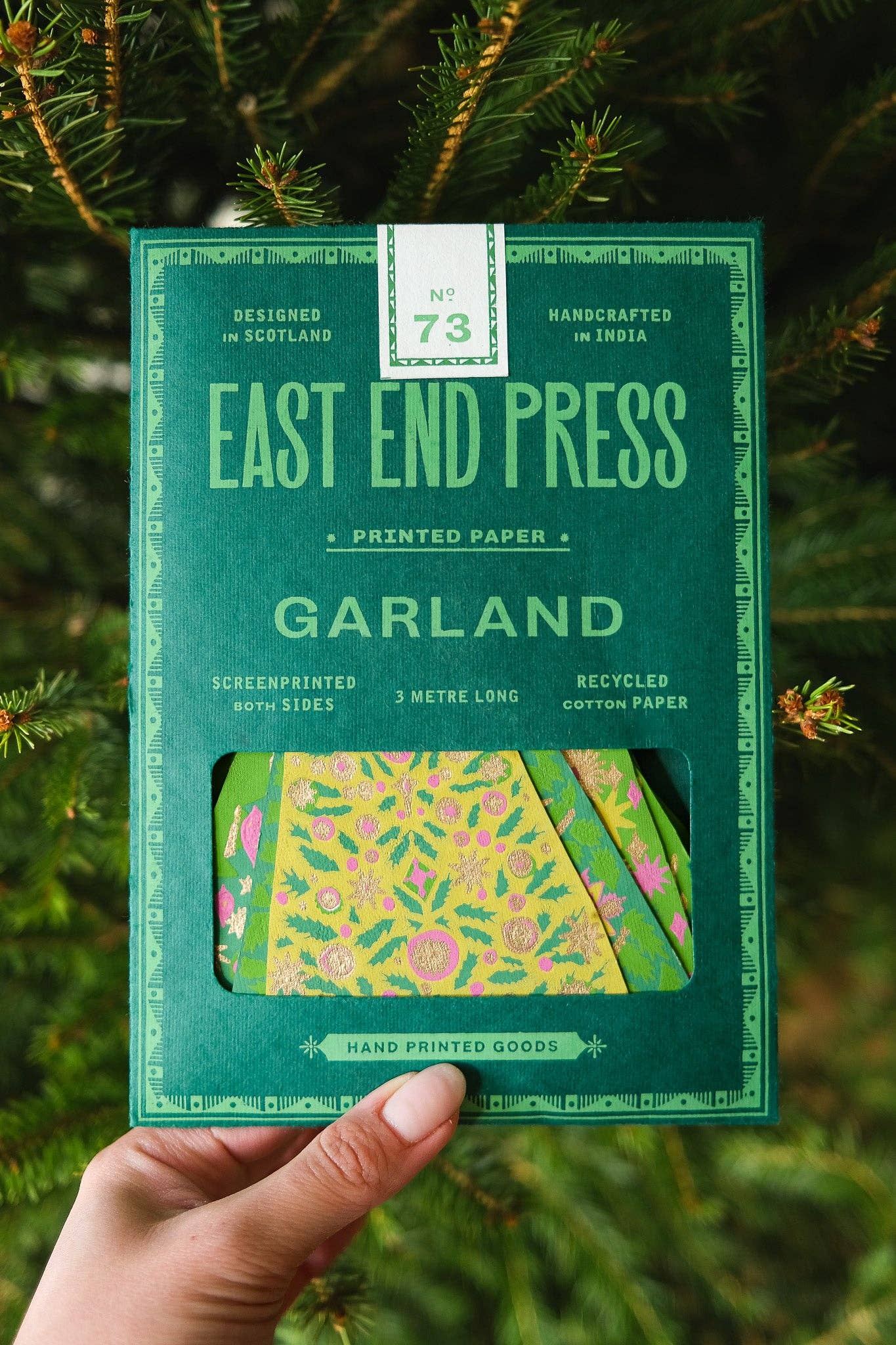 East End Press - Wholesale Bunting/Garland - UK/EU: Midcentury Trees Sewn Garland19