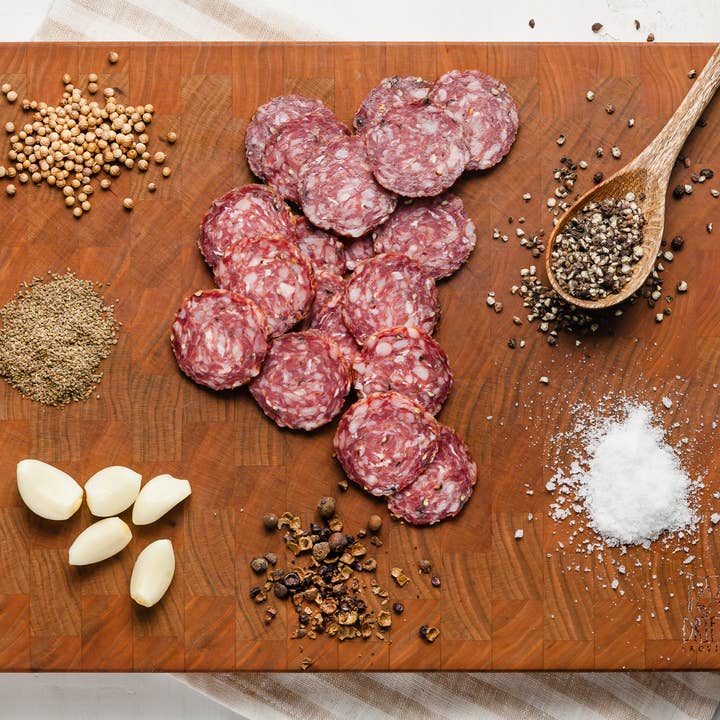 Driftless Provisions - Wholesale Salami - Pre-Sliced Hunter's Dual Salami - Nitrate Free, 3oz2