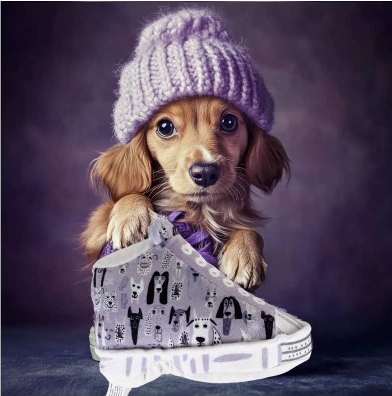 Pawcasso – Peluche - Cão por atacado – Pacote de Sapatilhas Pawcasso12