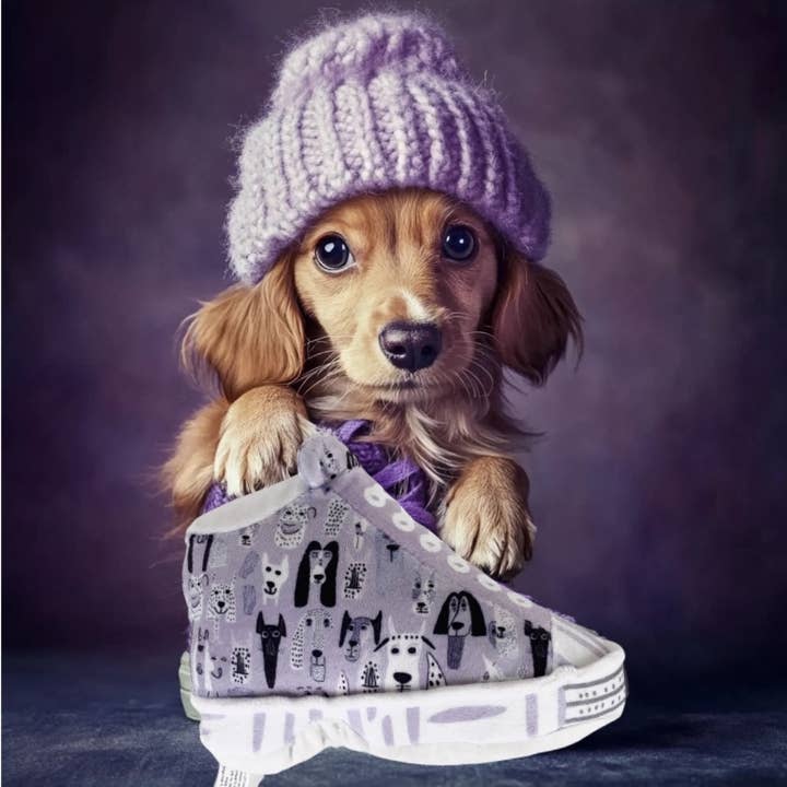 Pawcasso – Peluche - Cão por atacado – Pacote de Sapatilhas Pawcasso12