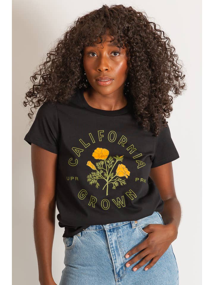 Upper Park Clothing - Wholesale Screen Printed T-Shirt - Women's - California Grown Routine Tee6