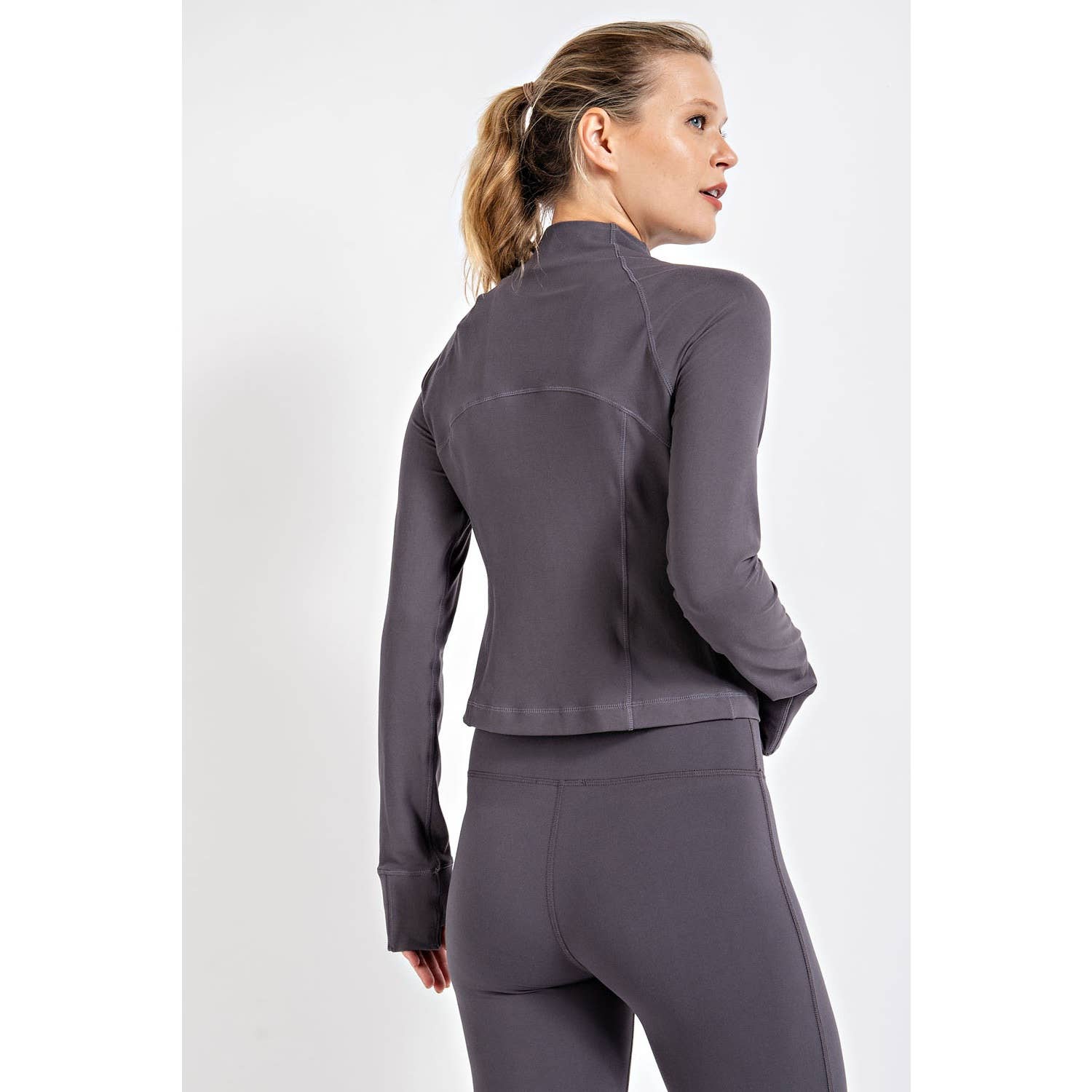 Rae Mode - Wholesale Athletic Jacket - Women's - BUTTER LONG SLEEVE CROP DEFINE JACKET33