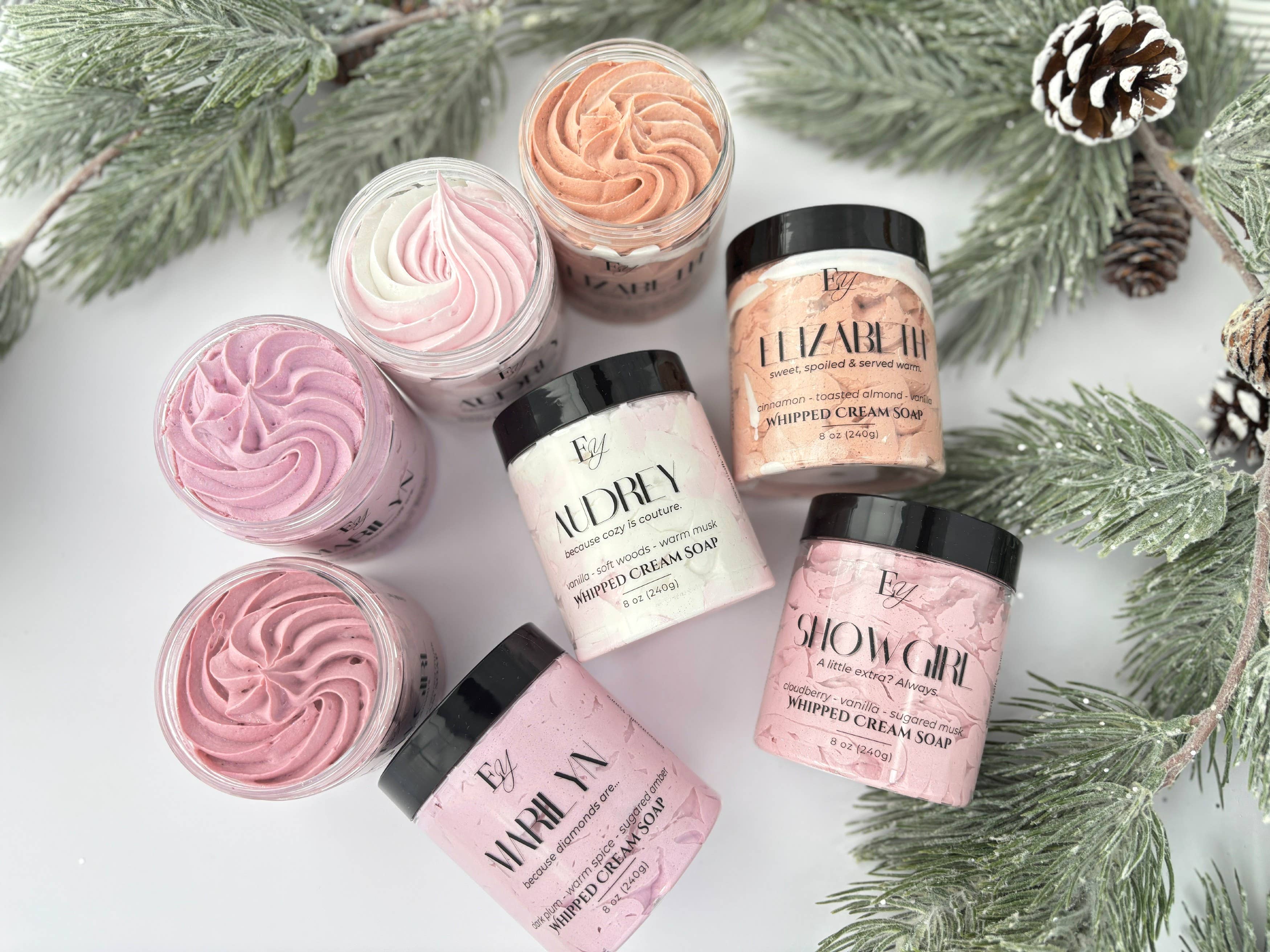 eScentually Yours – wholesale Whipped soap – Winter Whipped Soap & Sugar Scrub - The Starlet Collection