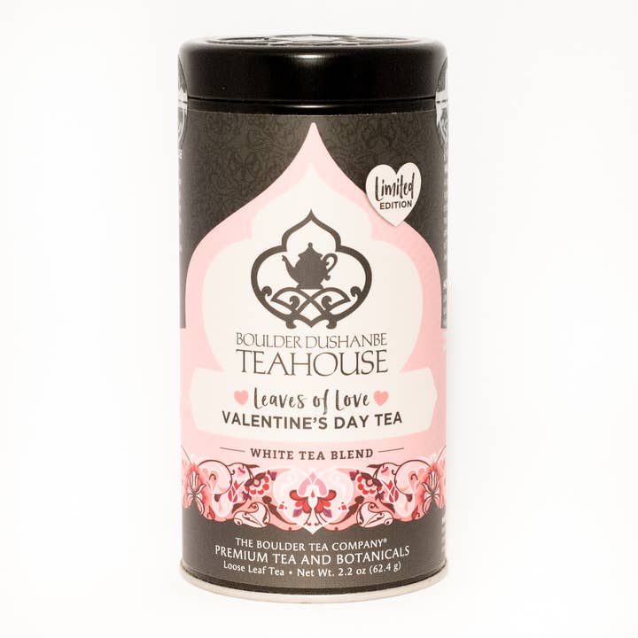 Leaves of Love Tea Tin for wholesale by Boulder Tea Company
