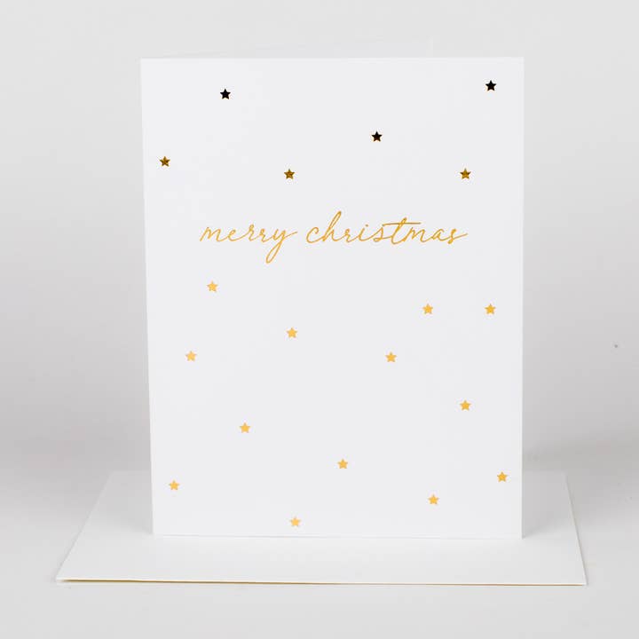 Merry Christmas (Stars) for wholesale by Wrinkle & Crease Paper Products