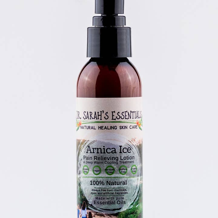 Dr. Sarah's Essentials LLC - Wholesale Pain Relief Spray/Cream - Arnica Ice Lotion (Deep Warm Cooling Treatment)