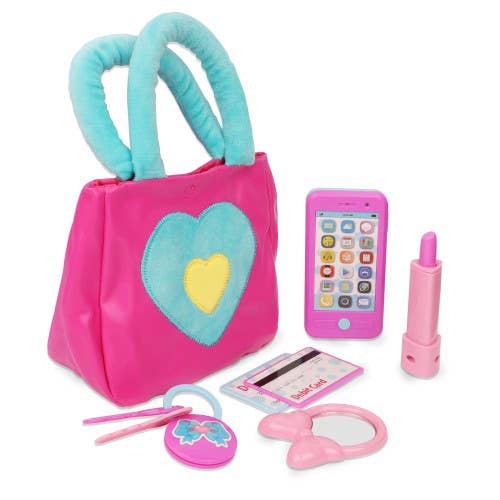 Playkidz Princess My First Purse Set - 7 Pieces Kids Play Pu for wholesale by The Toy Group