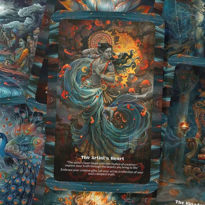 Ibiza Tarot USA - Wholesale Tarot Cards - Oracle of Mithila Kingdom Divine Feminine Wisdom Deck3