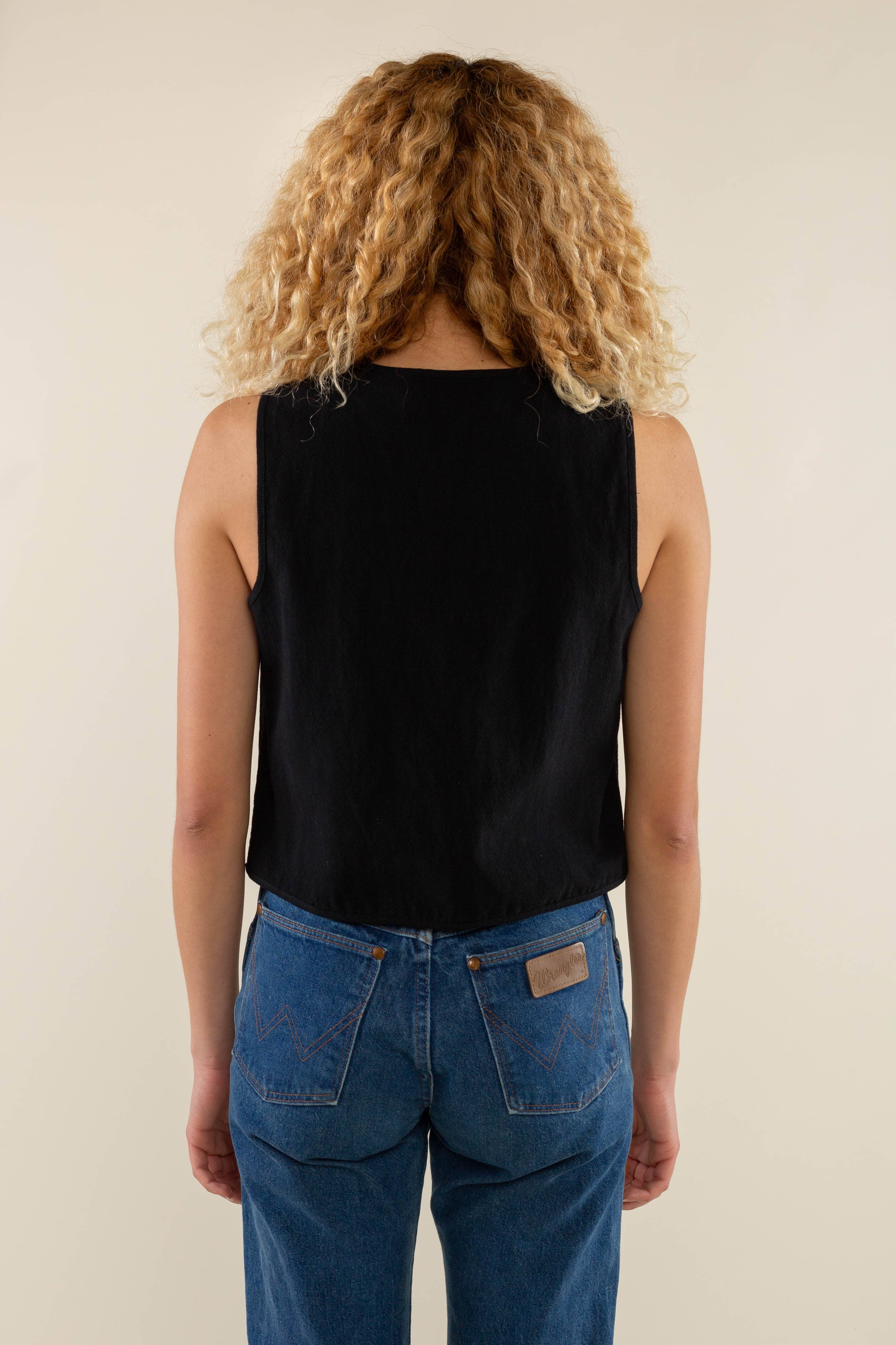 NLT - Venta al por mayor Camiseta sin mangas - Mujer - Camiseta sin mangas Parker con cordones y ojales, talla grande5