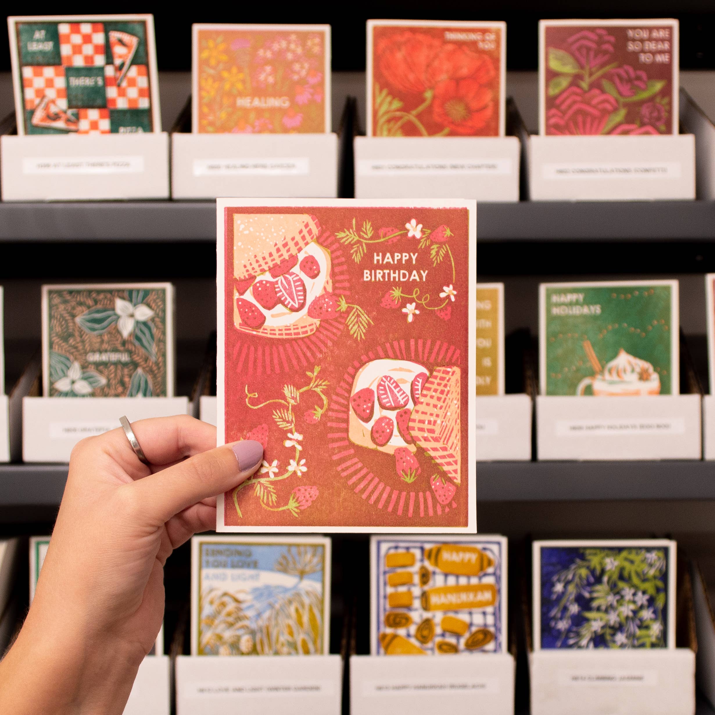 Heartell Press - Wholesale Birthday Card - Happy Birthday (Strawberry Shortcake) Card2