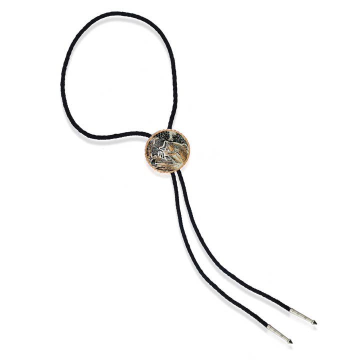 COPPER ARTS INC. - Wholesale Woven Necklace - BT 84 Fisherman Bolo Tie