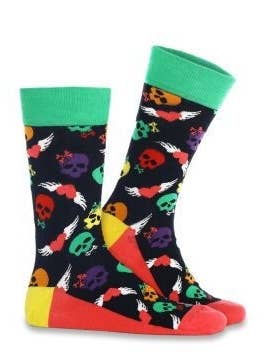 Fly Skulls Strømper/Mand Strømper for engroshandel hos Socksbros LTD