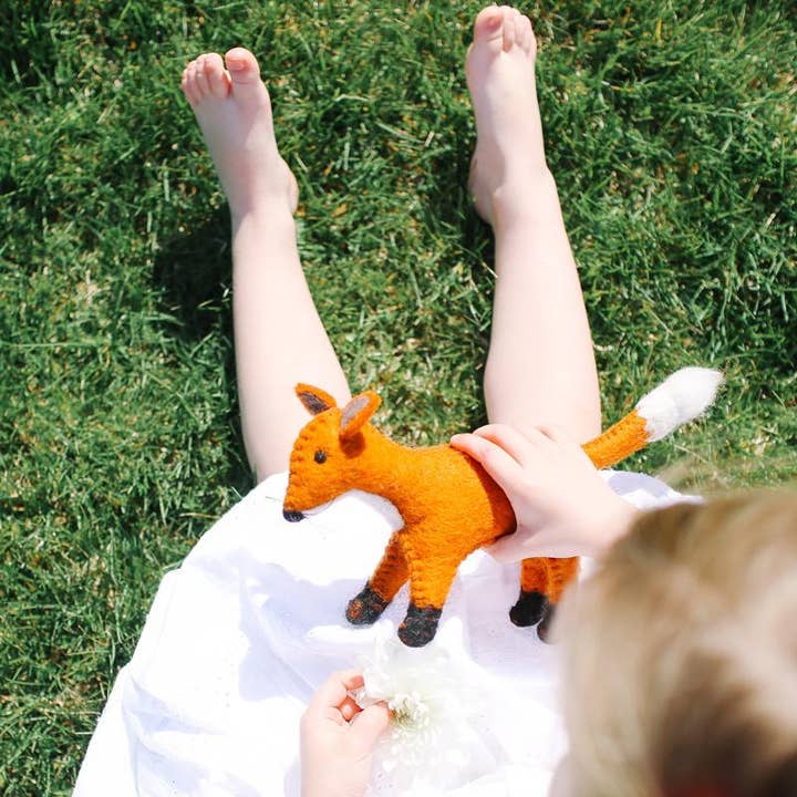 MULXIPLY - Venta al por mayor Peluche - Niños y bebés - Zorro fieltro a mano | Pequeño