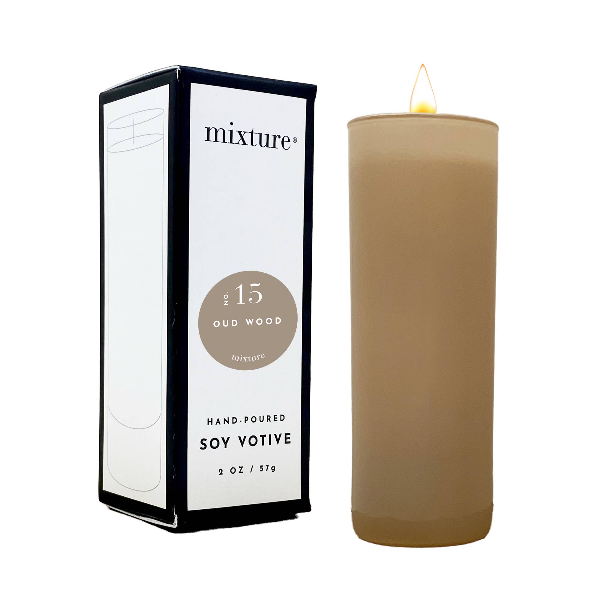 Mixture Home - Wholesale Votive Candle - 2 oz Mushroom Votive4