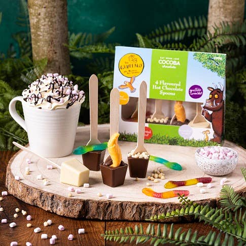 Cocoba – wholesale Hot cocoa spoon – Gruffalo Hot Chocolate Spoons - 4 Pack