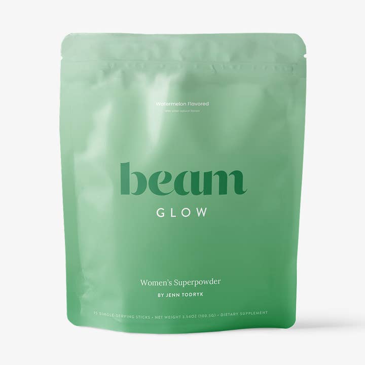 Beam Glow - Watermelon (15 Servings) pouch for wholesale by Beam Organics