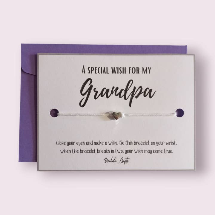 A special wish - Grandpa for wholesale by Wilde Gifts UK
