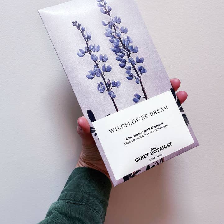The Quiet Botanist - Wholesale Chocolate Bar - Wildflower Dream Chocolate BarÂ