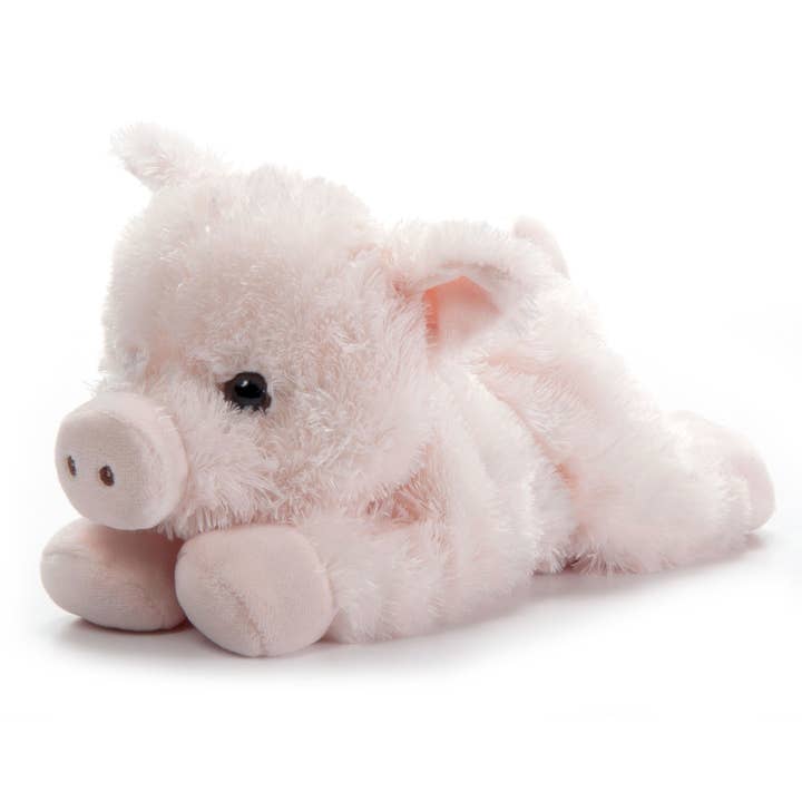 Scoopz Pink Pig Small 8" (21cm) Farm Animal for wholesale by The Petting Zoo