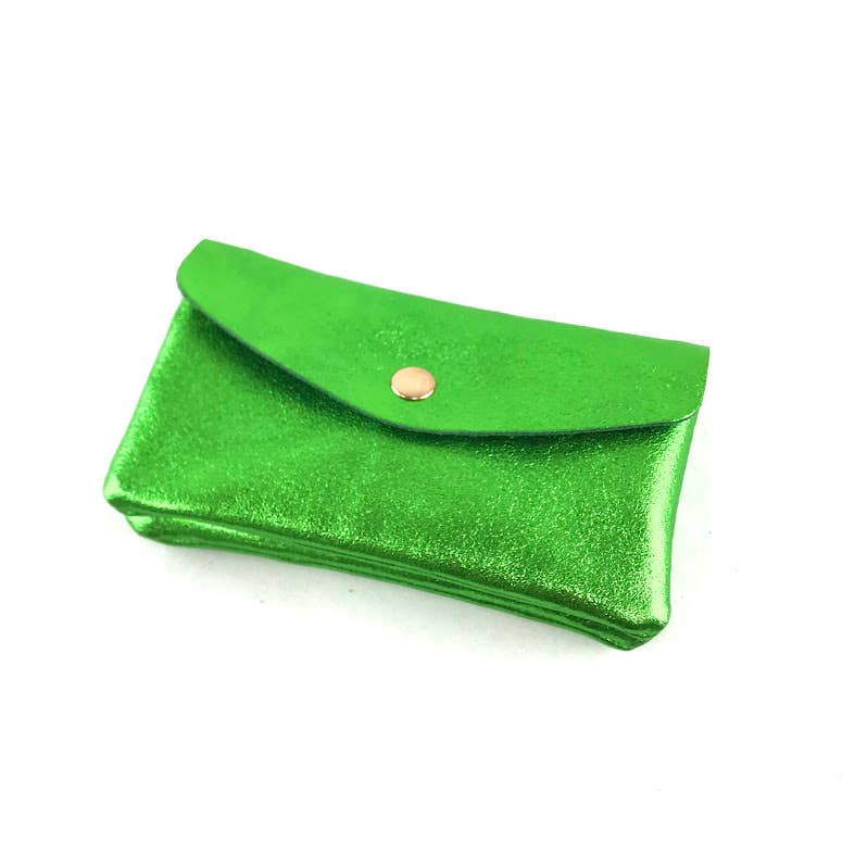 MILANO AMOUR – wholesale Myntväska - Dam – Patty myntplånbok i laminerat metalliskt läder1