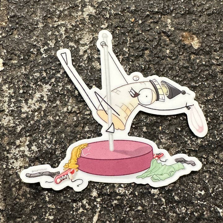 Sexy Lighthouse Stripper Sticker for wholesale by FortHouse Studios