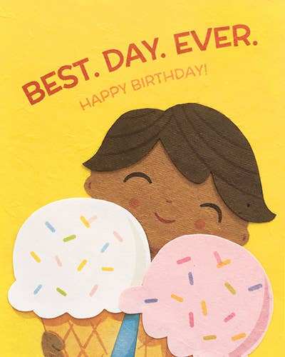 Good Paper - Wholesale Birthday Card - Best Day Ever0