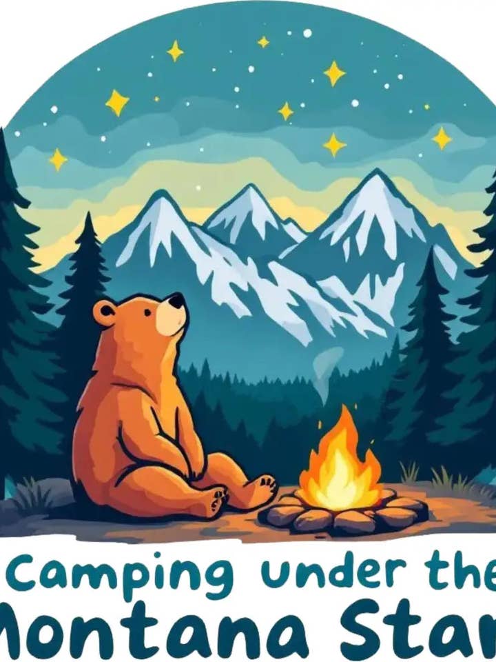 Glacier National Park Inspired Magnet 1 for wholesale by Trailhead Candles