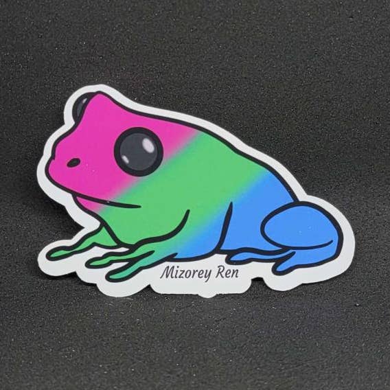 Mizorey Ren - Wholesale Sticker - Poly Frog Sticker0