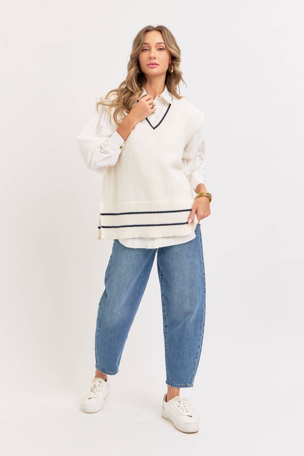 Sweet Lovely by Jen - Wholesale Knit Sweater - Women's - EFFORTLESSLY ESSENTIAL KNIT TOP/VEST39