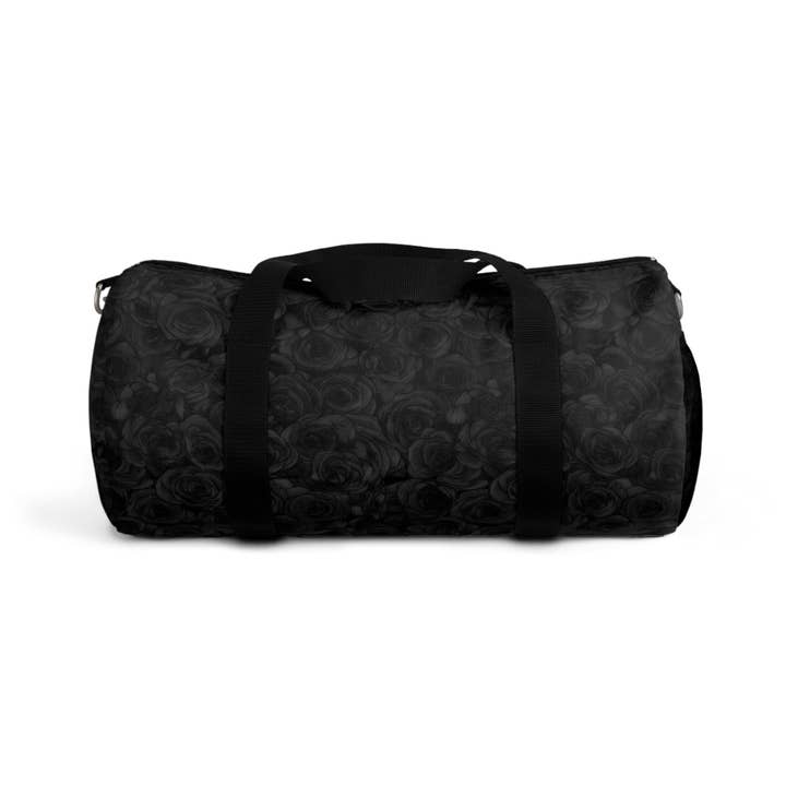 Los Angeles Mercantileâ„¢ - Wholesale Weekender Bag - Women's - Black Rose Duffel Bag Flower Lover Gym Bag4