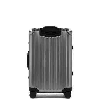 off-white bares your belongings in transparent rimowa luggage collection