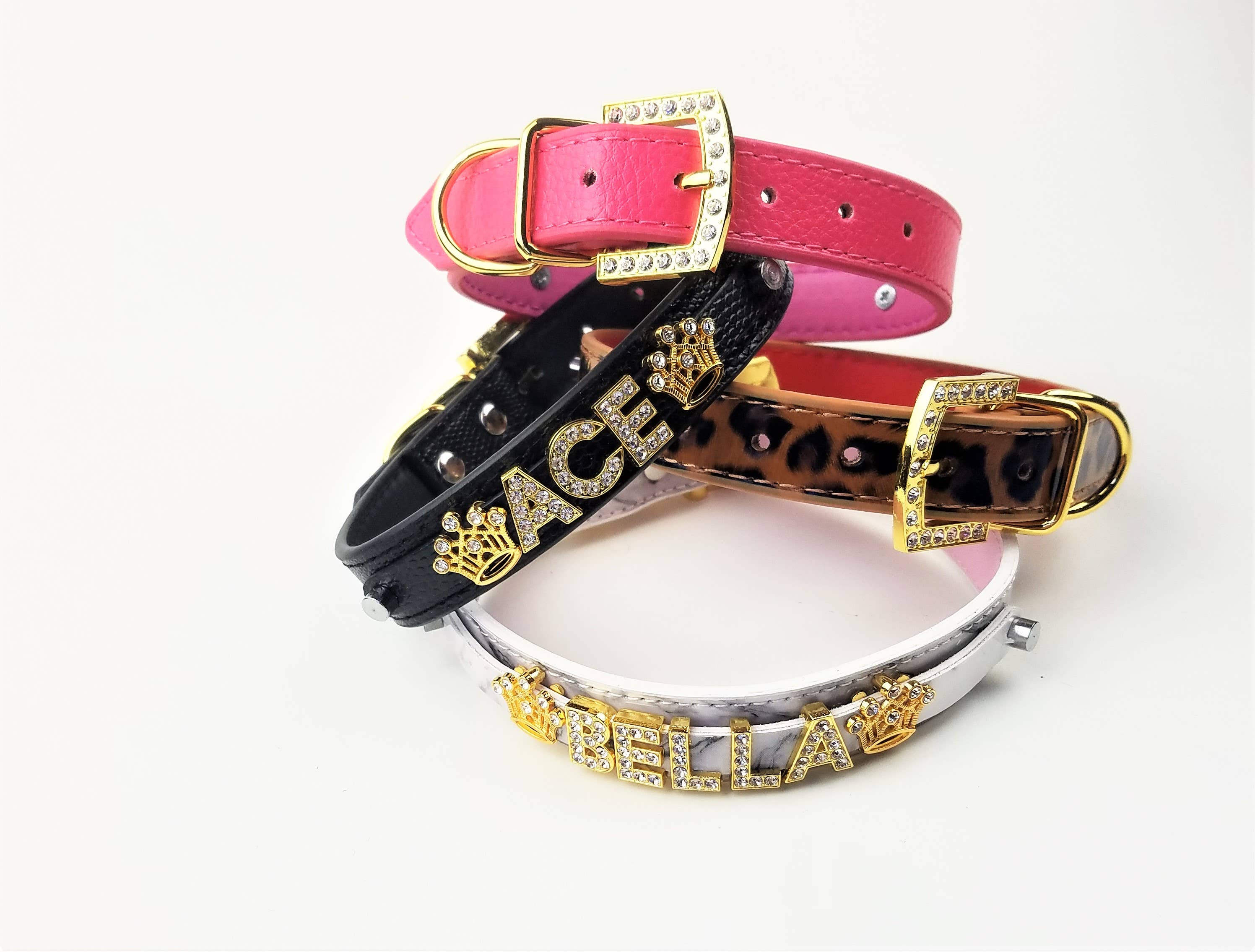 House of FurBaby - Wholesale Pet Collar - Cat/Dog - Personalized Pet Collar | Gold Luxe - 6 color choices7