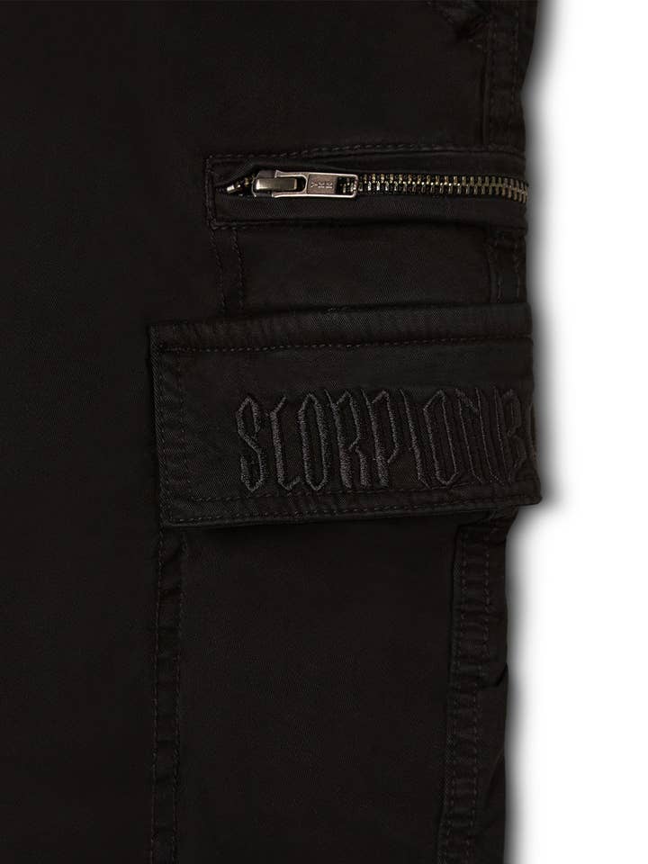 Scorpion Bay - Wholesale Shorts - Kids - Children's multi-pocket cargo shorts "Gothic Lettering"