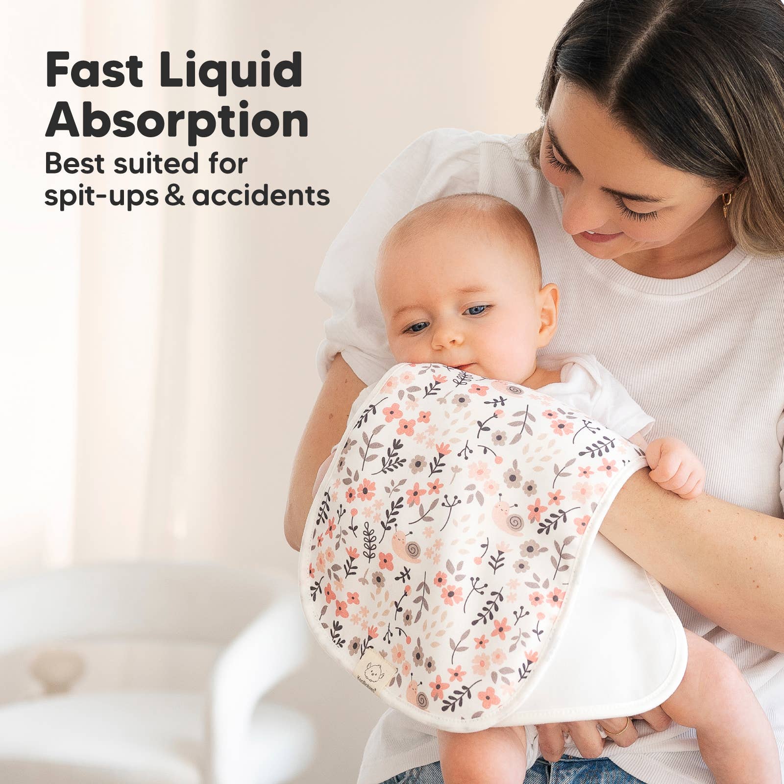 Söt Charm KeaBabies 5-pack urbana ekologiska haklappar för wholesale på Faire5