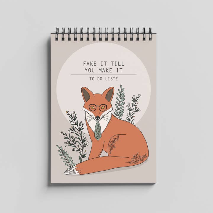 Rotberta - Wholesale Planner - To do list DIN A6, ring binding, fox4