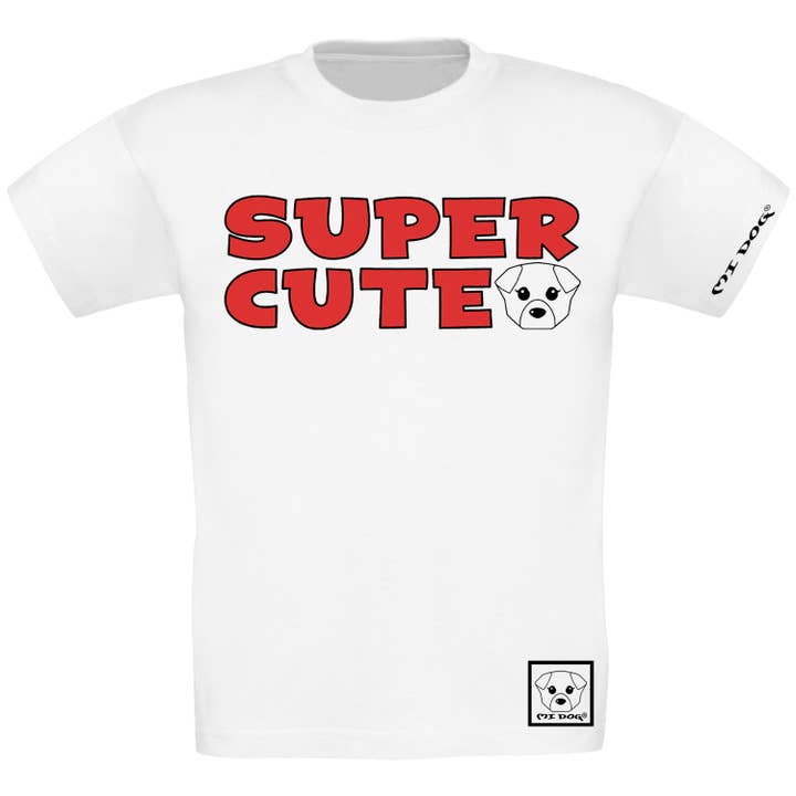 Mi Dog, Jungen, super süßes rotes T-Shirt mit normaler Passform für den Großhandel von MI DOG