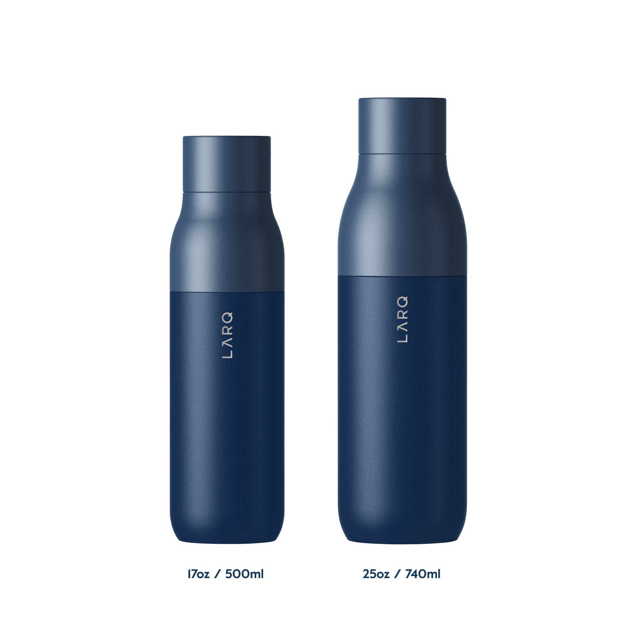 LARQ - Wholesale Water Bottle - LARQ Bottle PureVis 25oz - Self-Cleaning Water Bottle - Monaco Blue1